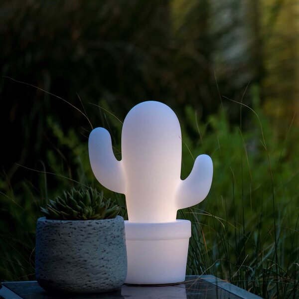 Lucide Lampada da giardino a LED dimmerabile a forma di cactus dal design moderno - Cactus!