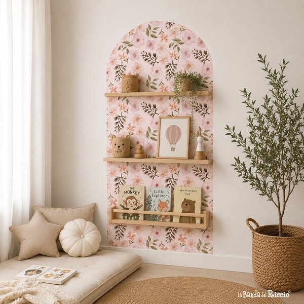 Tutte le decorazioni murali Arco Boho Romantic Flower - Adesivi Murali per Bambini