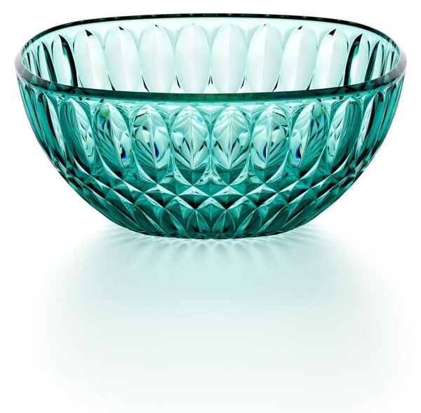 Contenitore insalatiera Piccola l. 21 Decoro Vanity Pio eTito Toso in acrilico Bio-based Dimensioni L �21xh9,3cm - 2130 Acquamarina