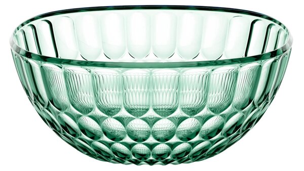 Contenitore insalatiera Media l. 25 Decoro Vanity Pio eTito Toso in acrilico Bio-based Dimensioni L �25xh11 cm - 2500 cc Verde Ninfea