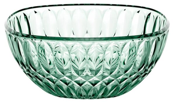 Contenitore insalatiera Piccola l. 21 Decoro Vanity Pio eTito Toso in acrilico Bio-based Dimensioni L �21xh9,3cm - 2130 cc Verde matcha
