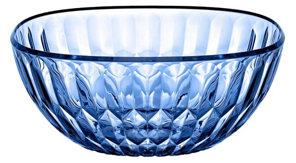 Contenitore insalatiera in Cristallo Acrilico Bio-based VANITY Dimensioni �30xh13 cm - 6280 cc in scatola serigrafata Colore Blu Denim