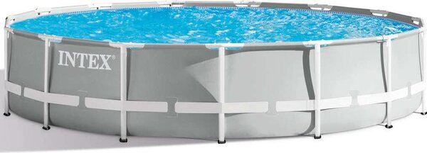 Intex 26724NP - Piscina rotonda intex prisma frame 457x107 cm con sistema di filtraggio