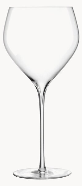 Set di 2 bicchieri da vino rosso in vetro soffiato Savoy