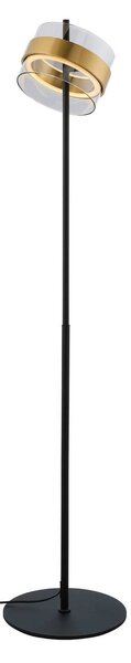 Brilliant Lampada da terra a LED Inside, dimmerabile, Alluminio / Grigio / Zincato, Soggiorno / Sala da pranzo, Metallo, Lampada LED da terra