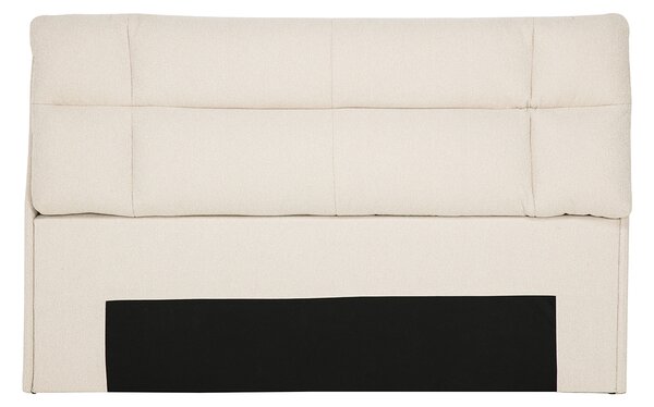 Testiera in tessuto testurizzato beige L160 cm HONO