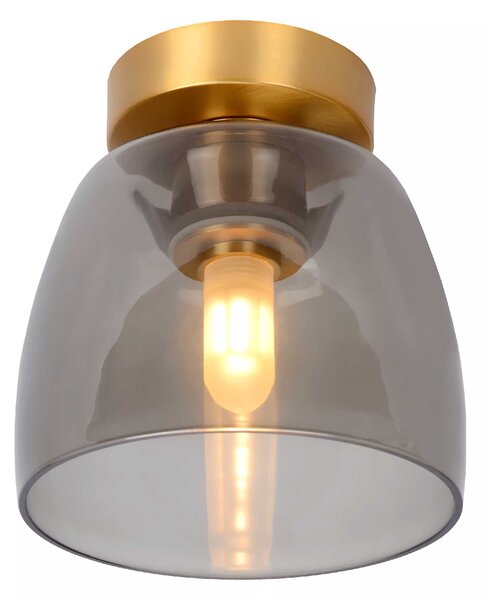 Lucide Lampada da soffitto con struttura a campana in metallo e diffusore in vetro - Tyler