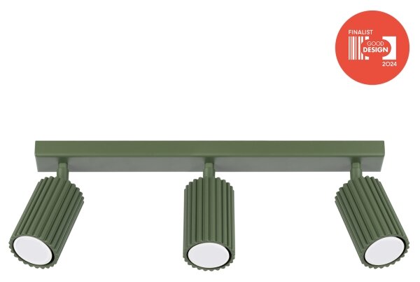 Brilagi - Faretto LED CRESTO 3xGU10/10W/230V verde
