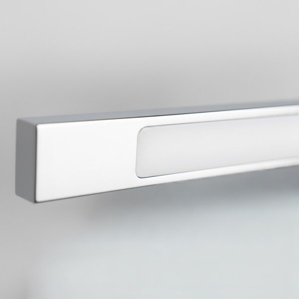 Illuminazione LED per specchio da bagno KLIMT, 12 W, 230 V, 3000/4000/6000 K selezionabili, 60 cm, IP44, finitura cromo lucido