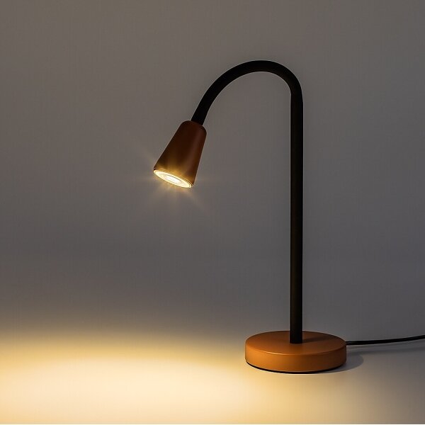 Rabalux 74095 - Lampada da tavolo ALDO 1xGU10/7W/230V arancione