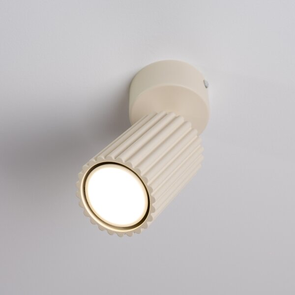 Sollux SL.1914 - Faretto KARBON 1xGU10/10W/230V crema