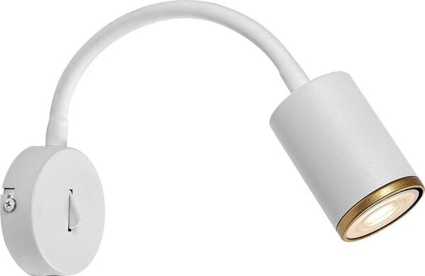 Rabalux 73110 - Faretto da parete NOLIE 1xGU10/15W/230V bianco