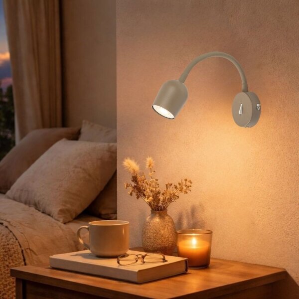 Rabalux 73112 - Faretto da parete LIANET 1xGU10/15W/230V beige