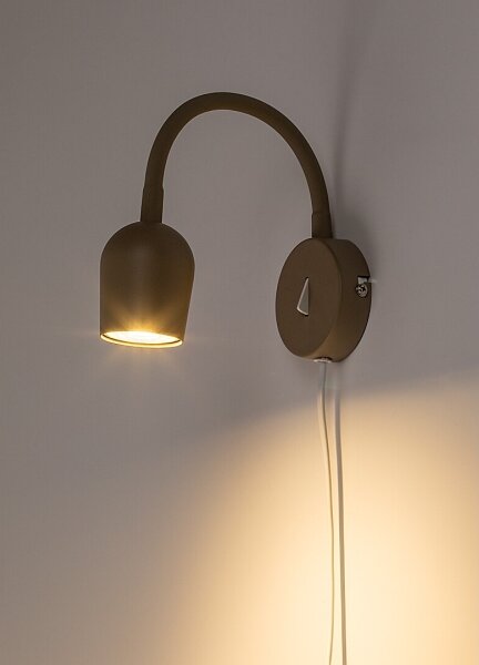 Rabalux 73112 - Faretto da parete LIANET 1xGU10/15W/230V beige