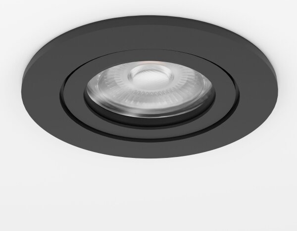 Eglo 902236 -LED faretto da incasso per bagno BARRANCO 1xGU10/4,5W/230V IP44 nero