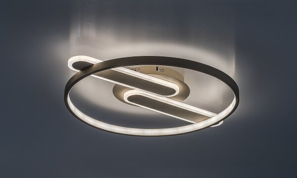 Rabalux 71468 - Plafoniera dimmerabile a LED BRANTIEL LED/55W/230V 3000-6000K 53x45 cm + telecomando