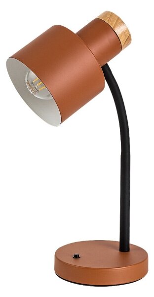 Rabalux 74100 - Lampada da tavolo PASTRO 1xE27/20W/230V arancione