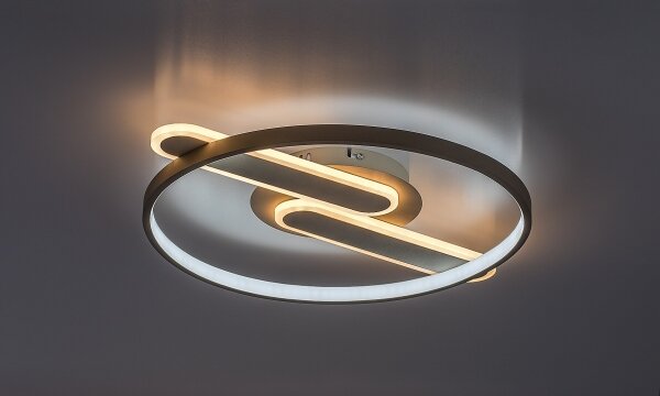 Rabalux 71468 - Plafoniera dimmerabile a LED BRANTIEL LED/55W/230V 3000-6000K 53x45 cm + telecomando