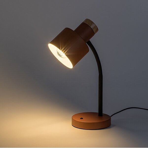 Rabalux 74100 - Lampada da tavolo PASTRO 1xE27/20W/230V arancione
