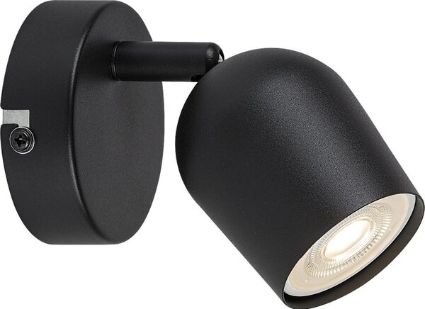 Rabalux 73101 - Faretto da parete orientabile LIANET 1xGU10/15W/230V nero