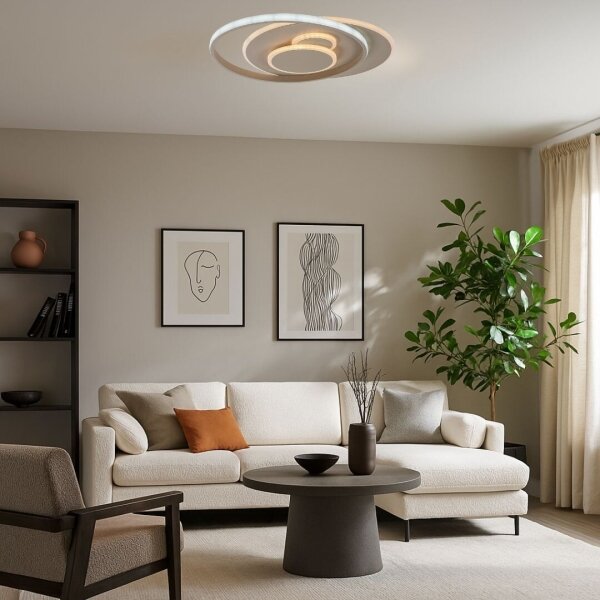 Rabalux 71465 - Plafoniera LED dimmerabile BRANTIEL 57W/230V 3000-6000K 48,5x40 cm + telecomando