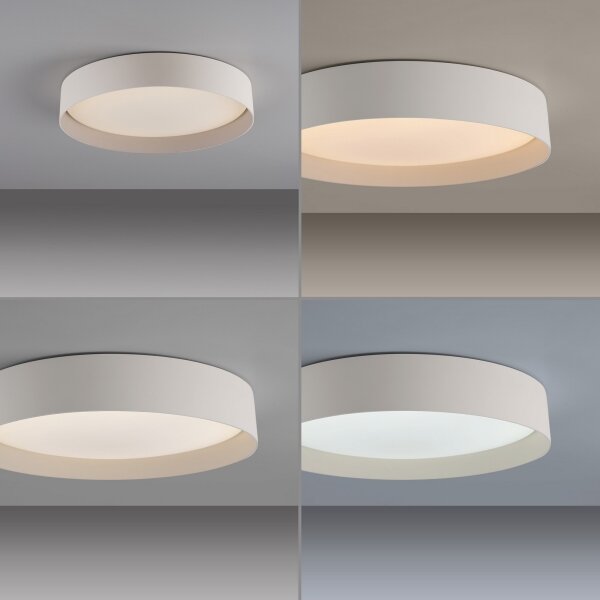 Schöner Wohnen 14594-39 - Lampada da soffitto dimmerabile TAVOLI LED/20W/230V grigio + telecomando