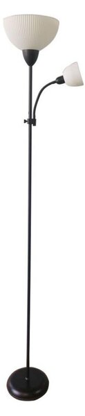 Rabalux 74109 - Lampada da terra ACTION PRO 1xE27/60W/230V + 1xE14/25W nera