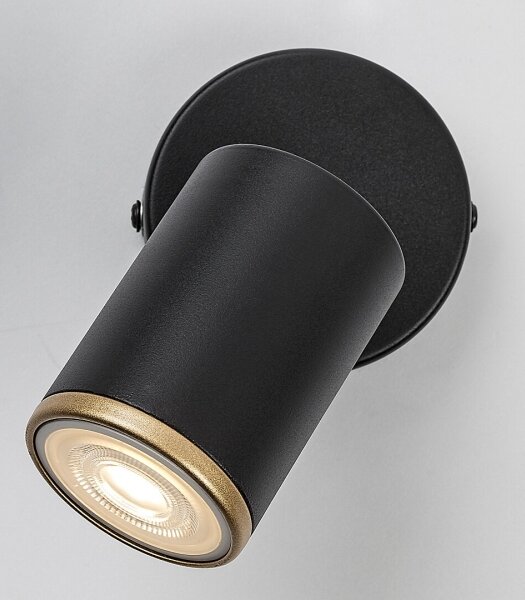 Rabalux 73107 - Applique da parete orientabile NOLIE 1xGU10/15W/230V nero