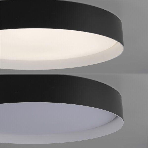 Schöner Wohnen 14595-18 - Plafoniera LED dimmerabile TAVOLI LED/34W/230V, nero + telecomando