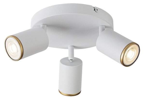 Rabalux 73106 - Faretto NOLIE 3xGU10/15W/230V bianco
