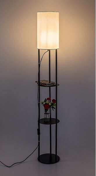 Rabalux 74106 - Lampada da terra BRONN 1xE27/40W/230V nera