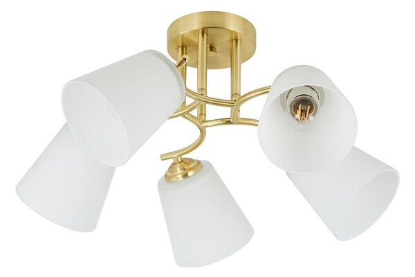 Lampadario a soffitto PAFOS 5xE27/15W/230V dorato
