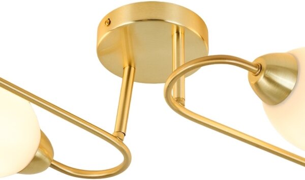 Lampadario a plafone KING 4xE27/15W/230V oro