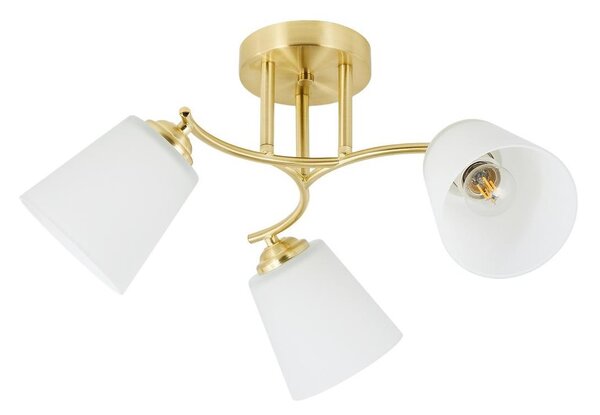 Plafoniera PAFOS 3xE27/15W/230V, finitura oro