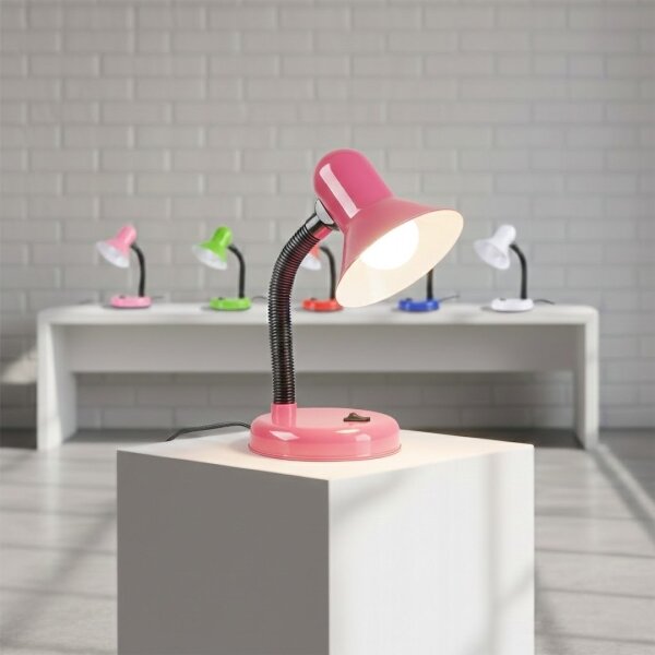 Lampada da tavolo MENTOR 1xE27/15W/230V rosa