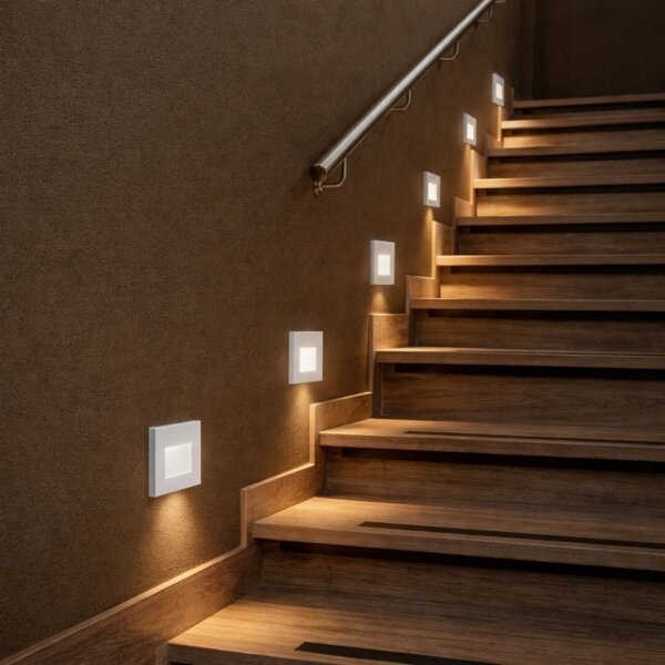 Rabalux 77196 - Lampada LED per scale LUNCA LED/1W/230V 3000/4500/6500K bianca