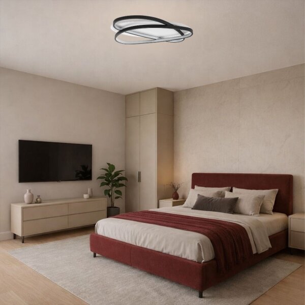 Rabalux 71470 - Plafoniera LED dimmerabile BRANTIEL LED/57W/230V 3000-6000K 53x38 cm+telecomando