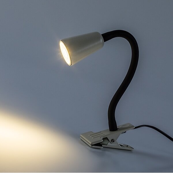 Rabalux 74091 - Lampada da scrivania con clip ALDO 1xGU10/7W/230V crema