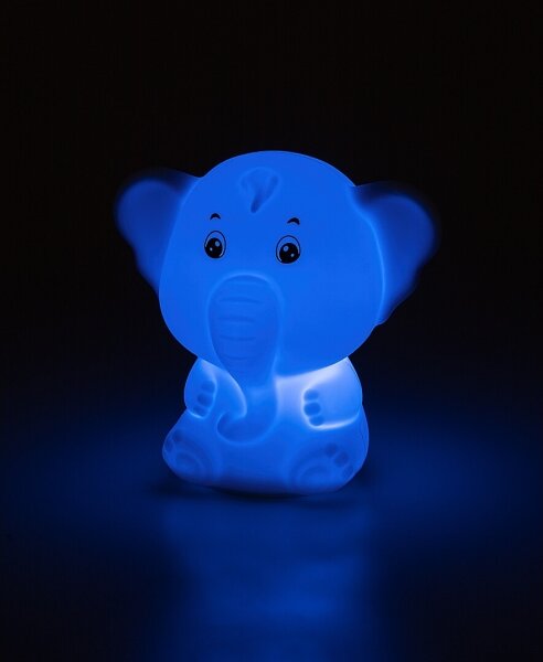 Rabalux 76042 - Luce notturna a sfioramento LED RGB LIGHTIMALS LED/0,05W/1xCR2032 elefante