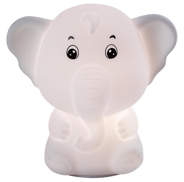 Rabalux 76042 - Luce notturna a sfioramento LED RGB LIGHTIMALS LED/0,05W/1xCR2032 elefante