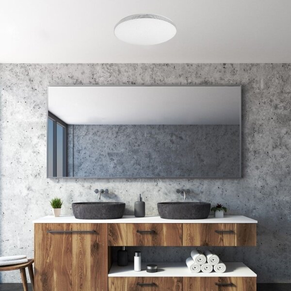 Rabalux 75063 - Plafoniera da bagno TOMA LED/40W/230V IP44 4000K diam. 48 cm