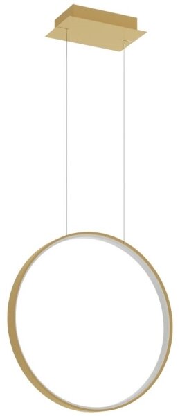 Thoro TH.221 - Lampadario LED a sospensione con filo RIO LED/30W/230V CRI95 4000K diametro 55 cm oro