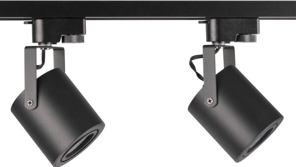 Faretto per sistema a binario MINOR 3xGU10/10W/230V + 1 m rotaia sistema