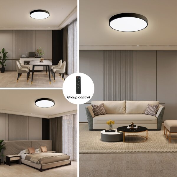 Brilagi-LED Lampada dimmerabile POOL SMART LED/48W/230V 40 cm Wi-Fi Tuya+telecomando čer