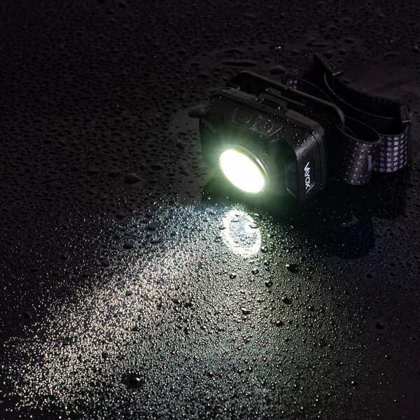 Lampada frontale LED ricaricabile con sensore LED/15W/5V IP66 430 lucente 1800 mAh