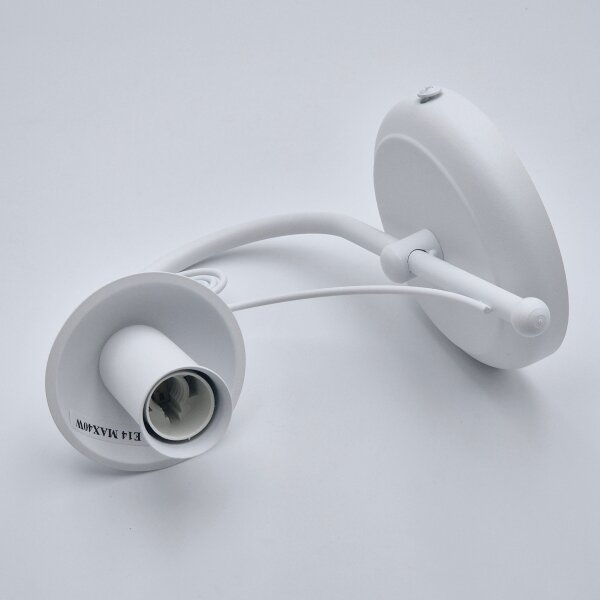 Applique DONATO 1xE14/40W/230V bianco