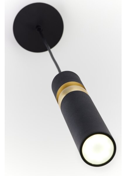 Jupiter 2003 - Lampadario a sospensione con filo ALAS 1xGU10/10W/230V nero/oro