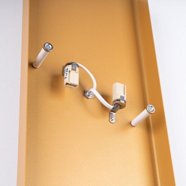 Sollux SL.1353 - Applique DURLIN 2xG9/8W/230V oro/bianco