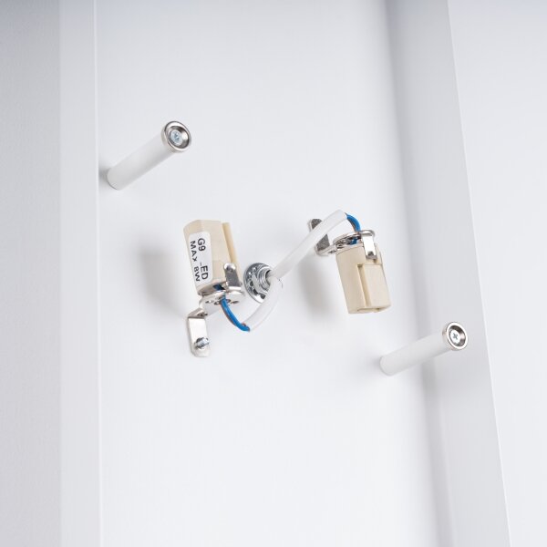 Sollux SL.1352 - Applique DURLIN 2xG9/8W/230V bianco