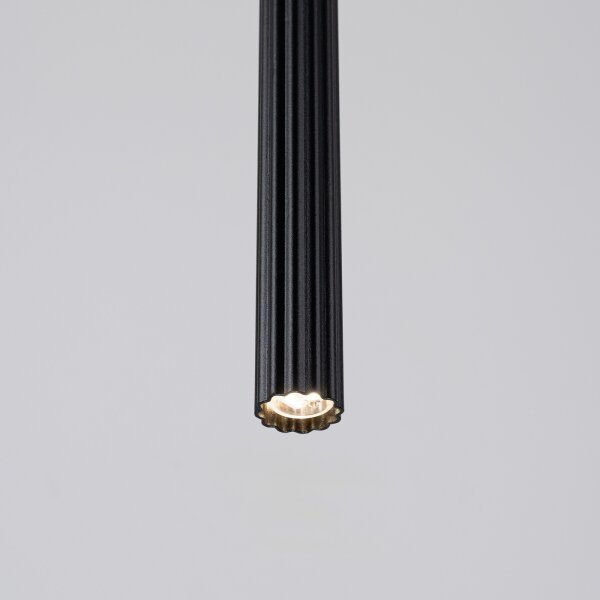 Sollux SL.1338 - Lampadario a sospensione con filo ARCHE 1xG9/8W/230V nero
